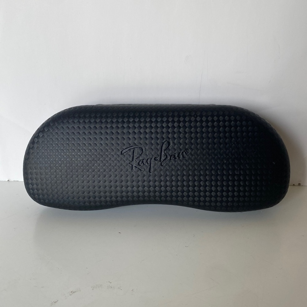 Ray-Ban Black Checkered Hard Shell Glasses Case